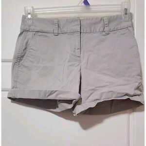 Vineyard Vines Women's Dayboat Shorts Chino Stretch White Size 0 With Logo